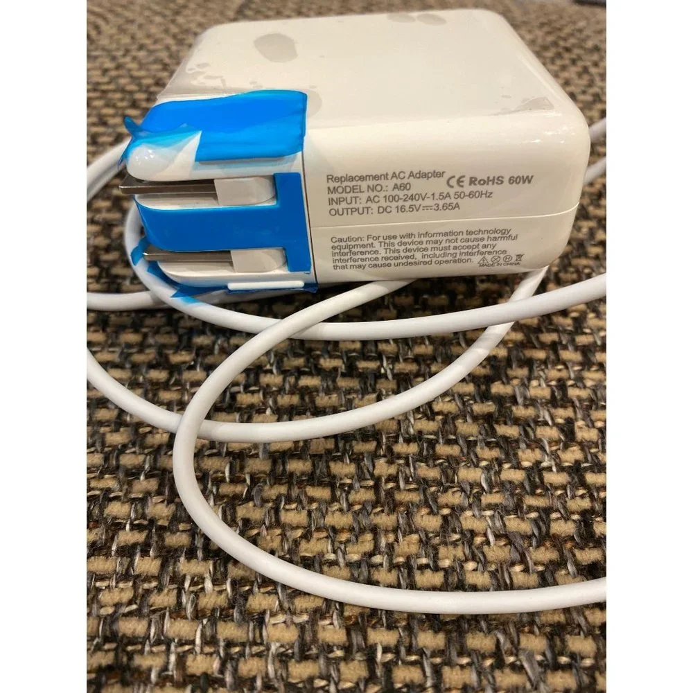 Replacement AC Adapter Model A60 for MacBook